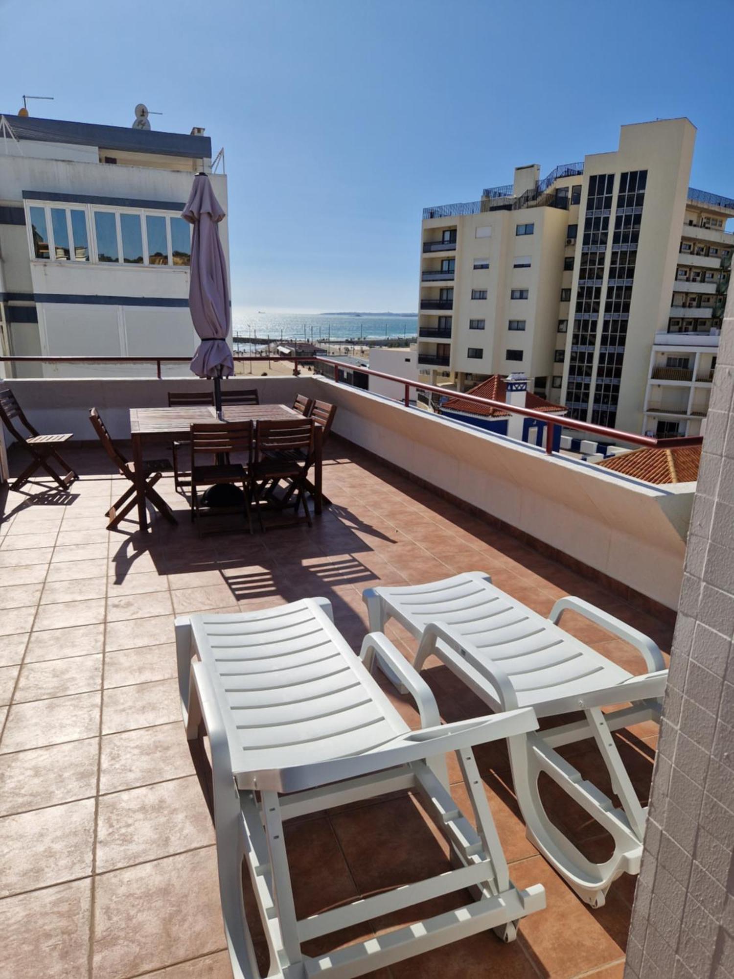 Apartmán Amazing Terrace Costa de Caparica Pokoj fotografie